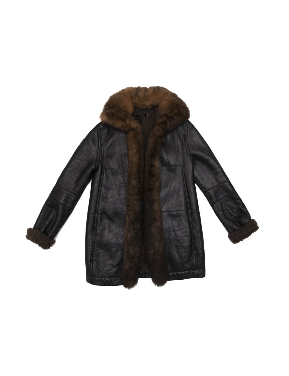 Veste BALENCIAGA peau retourné