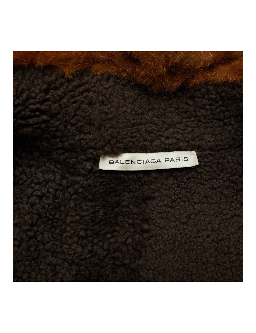 Veste BALENCIAGA peau retourné