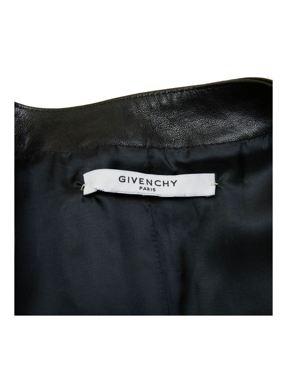 VESTE SANS MANCHES EN CUIR ET FRANGES