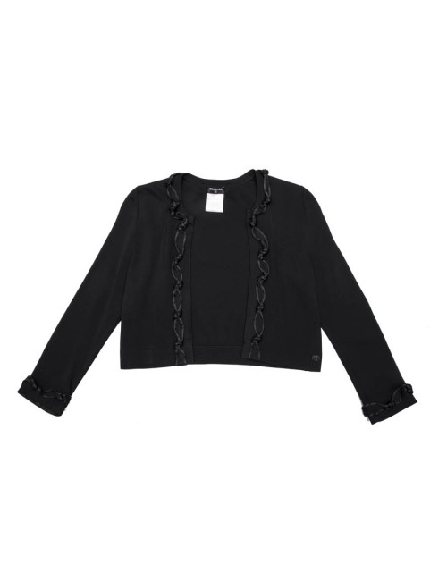 Gilet court 36 CHANEL noir