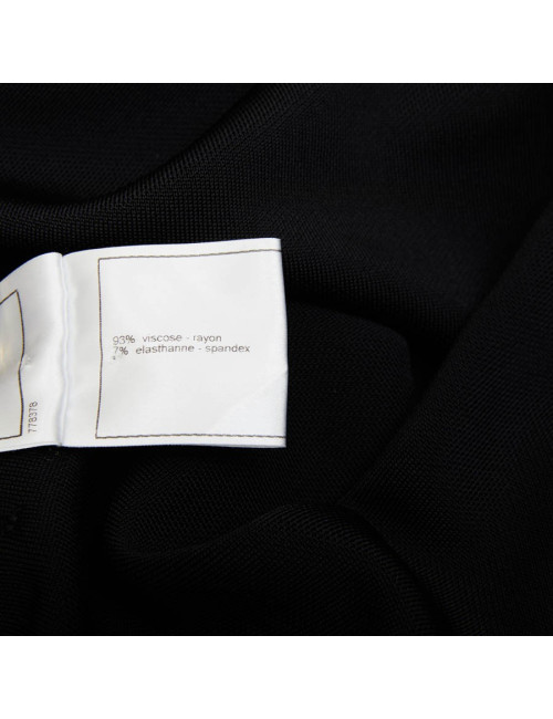 Gilet court 36 CHANEL noir