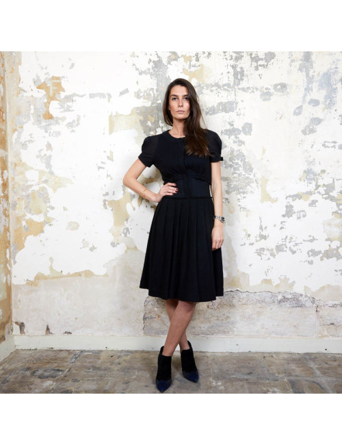 Robe VIKTOR & ROLF T 36 FR en laine noire