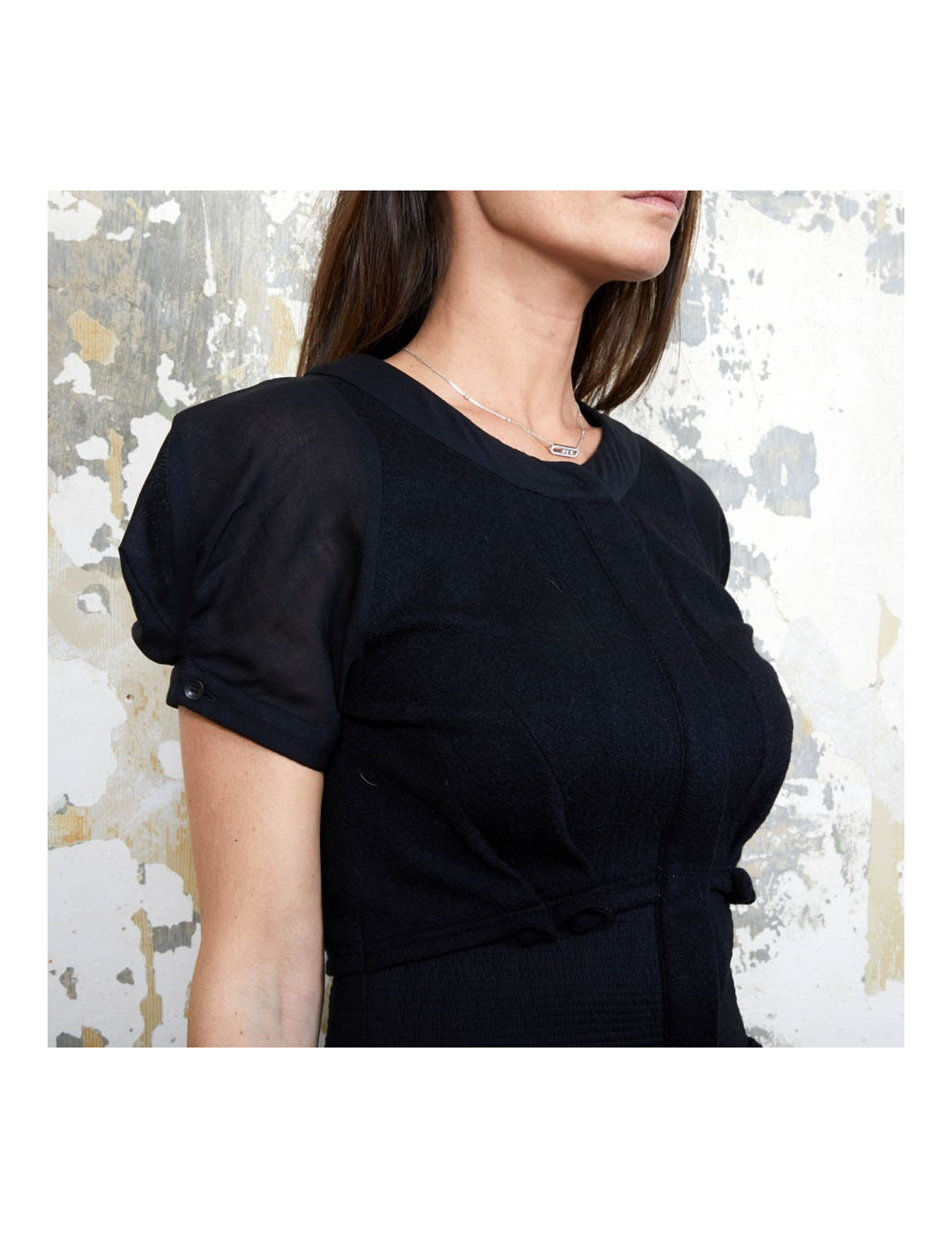 Robe VIKTOR & ROLF T 36 FR en laine noire