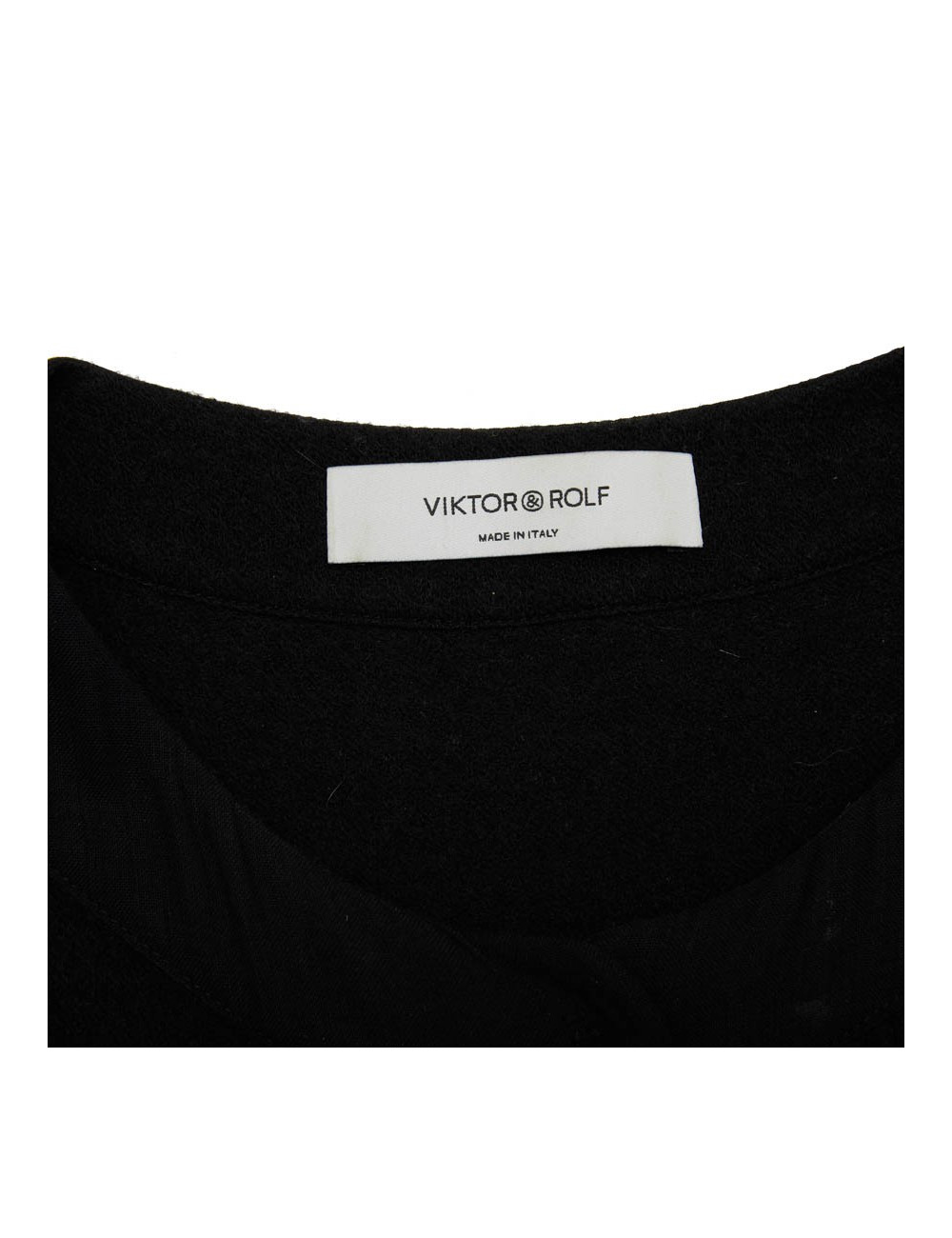 Robe VIKTOR & ROLF T 36 FR en laine noire