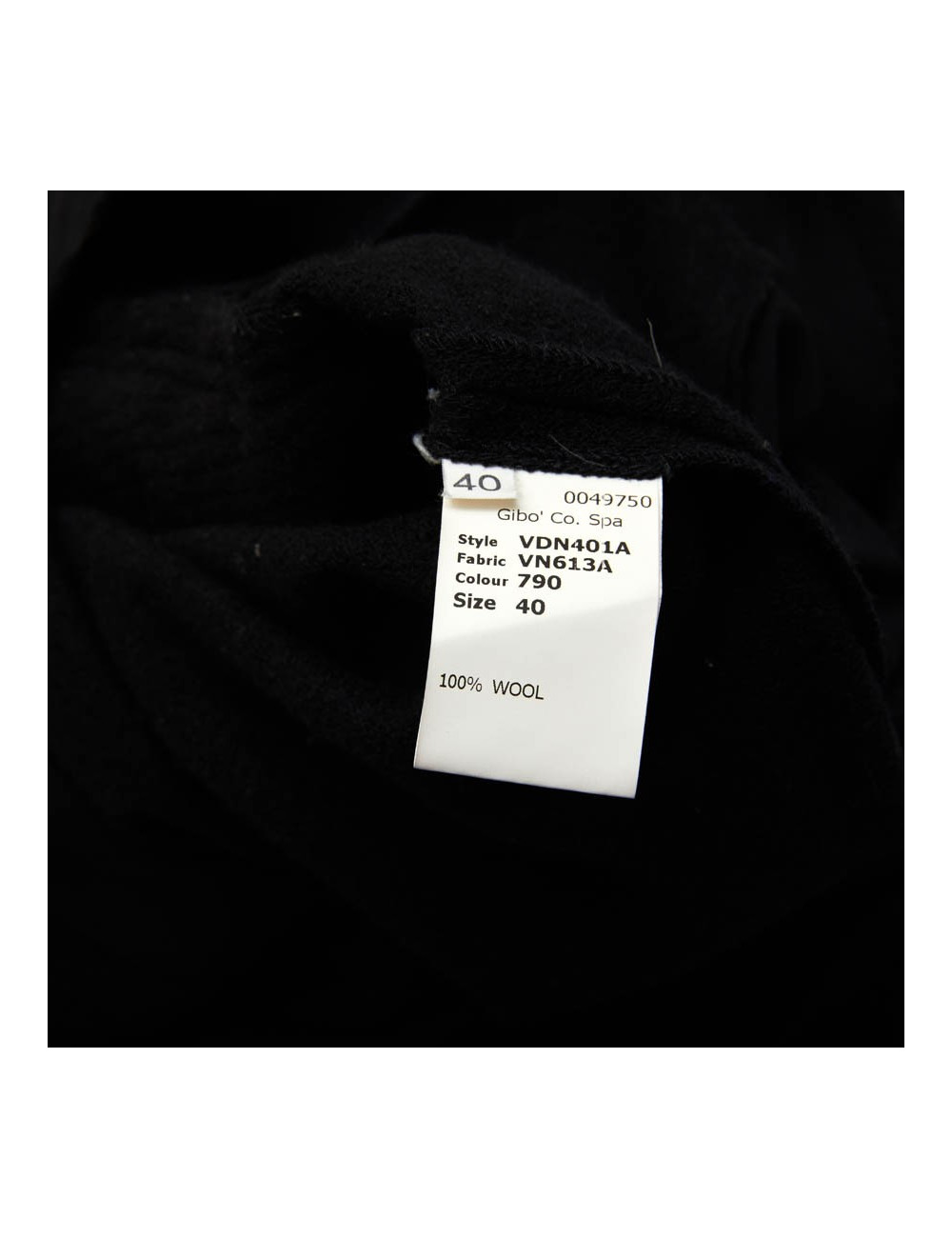 VIKTOR & ROLF T 40IT short sleeves dress in black wool