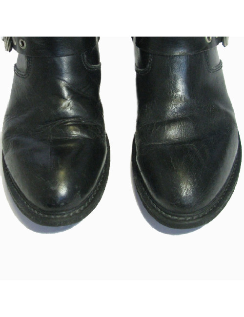 Bottes Biker GOLDEN GOOSE noire T40