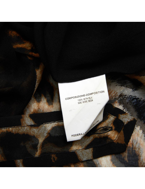 Robe YSL SAINT LAURENT T36 oie léopard