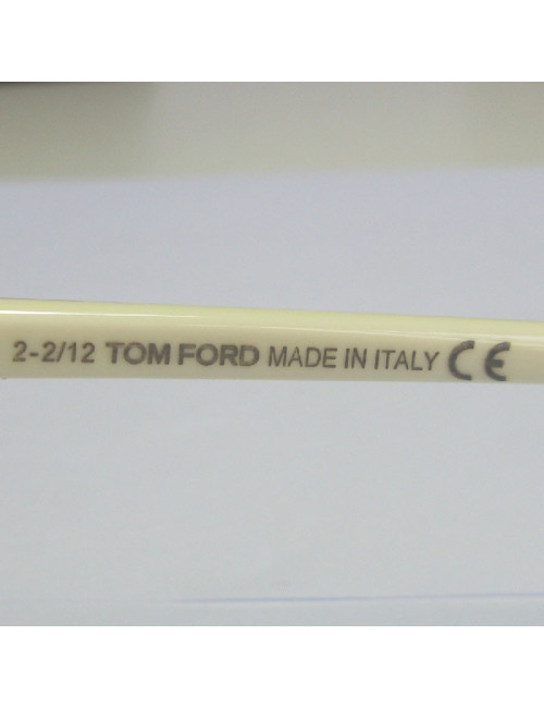 Lunettes de soleil TOM FORD papillon plastique ivoire