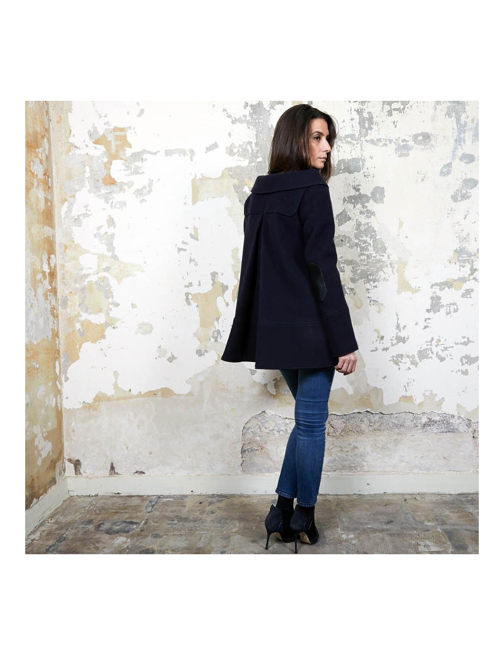 Manteau PROENZA SCHOULER T4 US bleu marine 