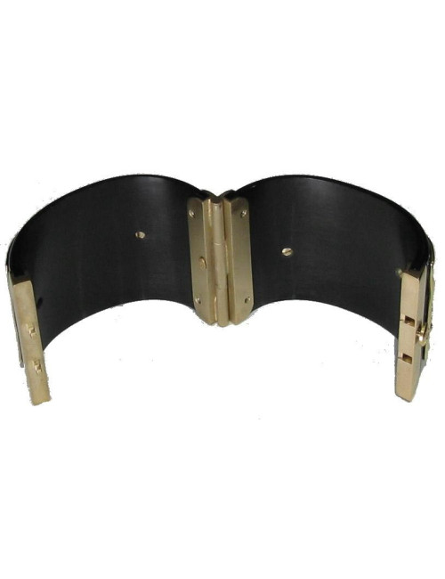 Manchette CHANEL noire "branchages strasés"