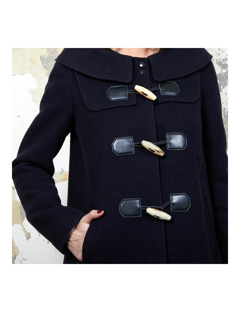 Manteau PROENZA SCHOULER T4 US bleu marine 