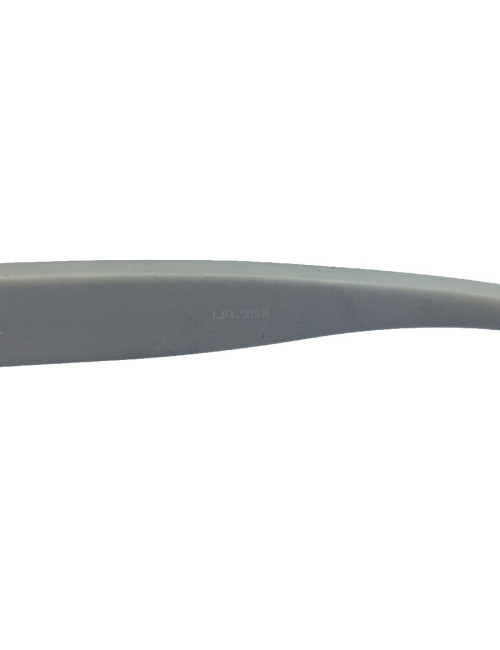 Lunettes de soleil LINDA FARROW LUXE en plastique gris mat