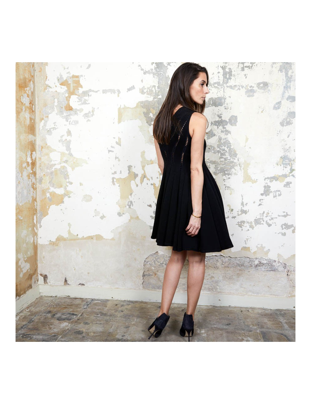 ALAÏA Dress in Black stretch size S