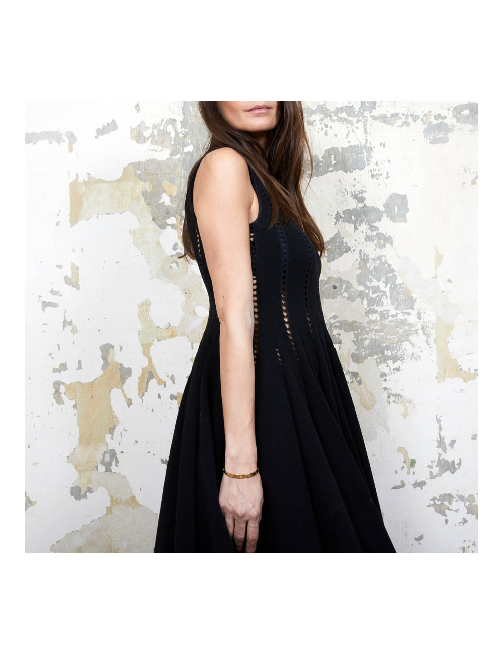 ALAÏA Dress in Black stretch size S