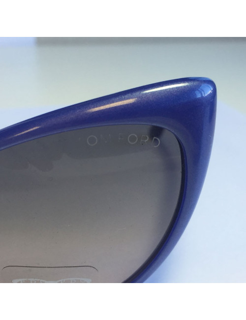 Lunettes de soleil TOM FORD modèle Anastasia en plastique violet