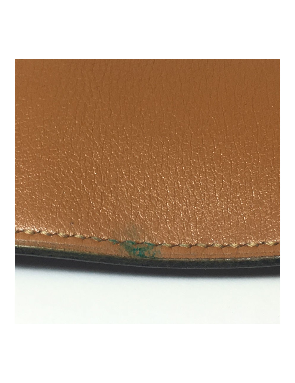 HERMES vintage belt in navy leather