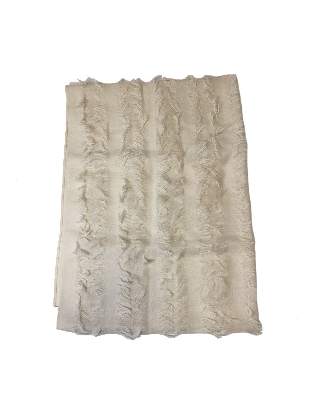  Etole CHLOE en laine et soie écru