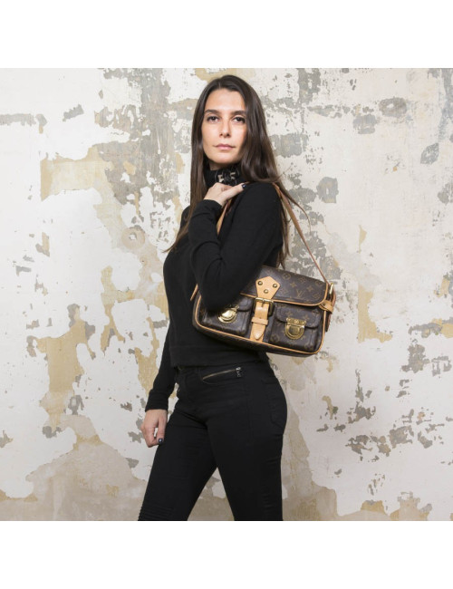 Sac cartable LOUIS VUITTON toile monogram marron