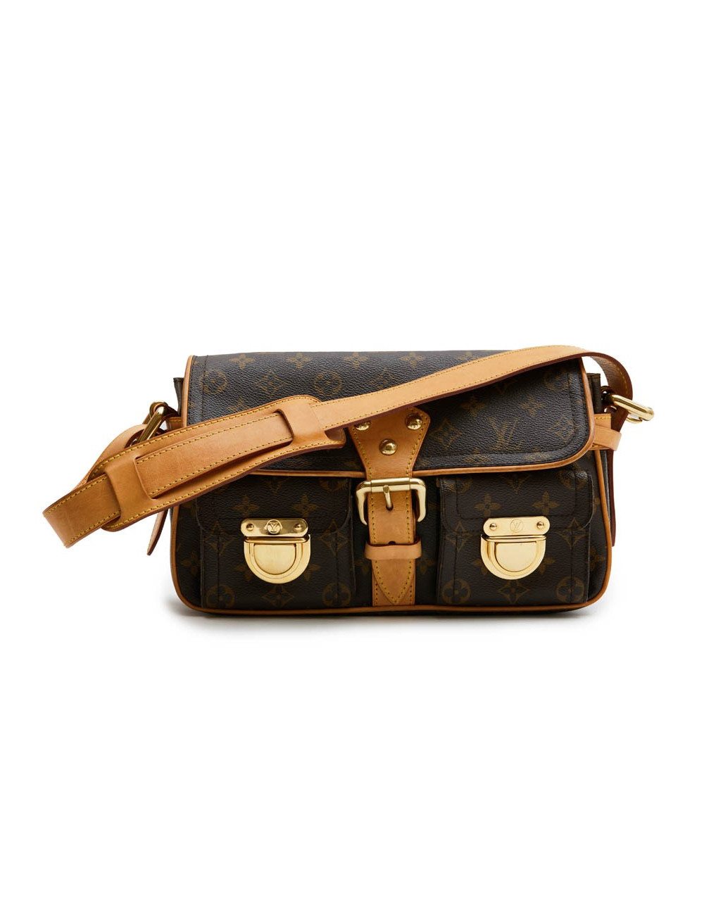 LOUIS VUITTON satchel bag in brown monogram canvas