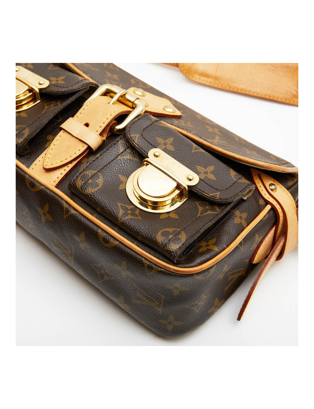 Sac cartable LOUIS VUITTON toile monogram marron