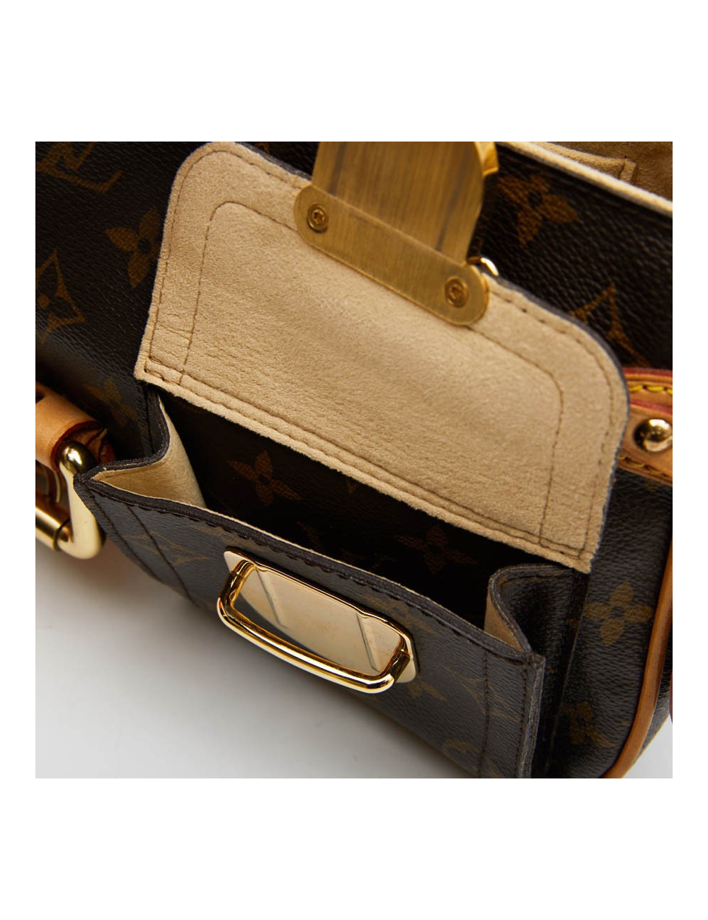 LOUIS VUITTON satchel bag in brown monogram canvas