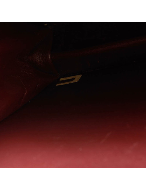 Pochette CHANEL vintage cuir matelassé noir