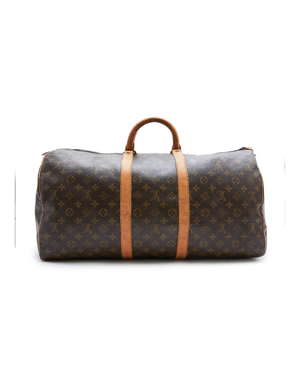 LOUIS VUITTON Keepall 55 bag in brown monogram canvas