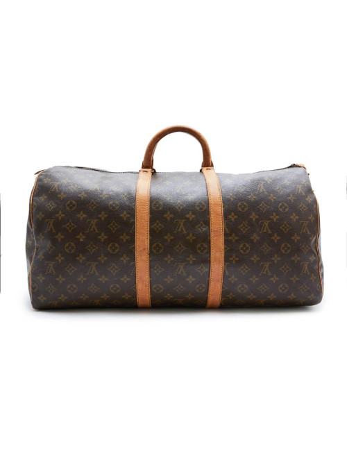 LOUIS VUITTON Keepall 55 bag in brown monogram canvas