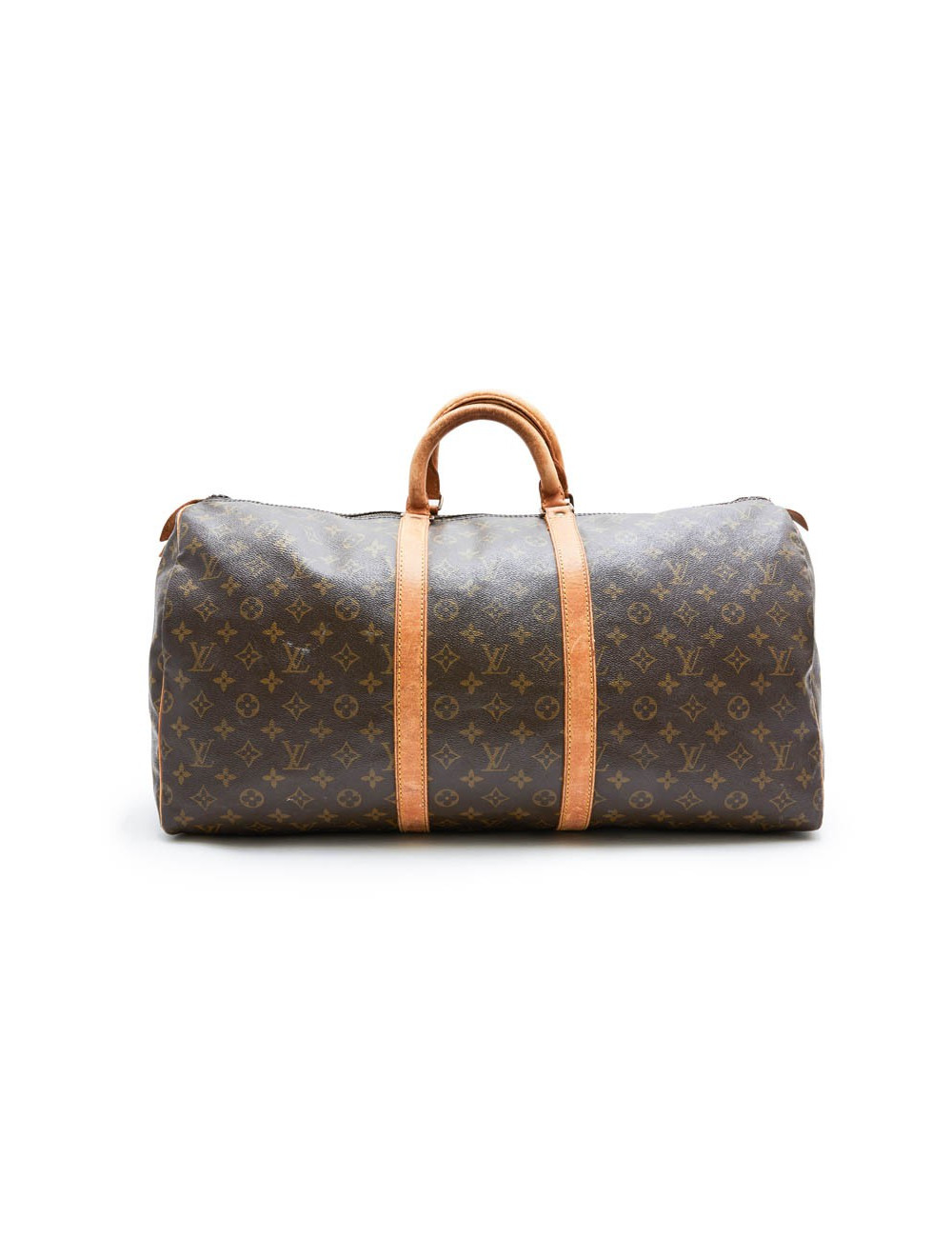 LOUIS VUITTON Keepall 55 bag in brown monogram canvas