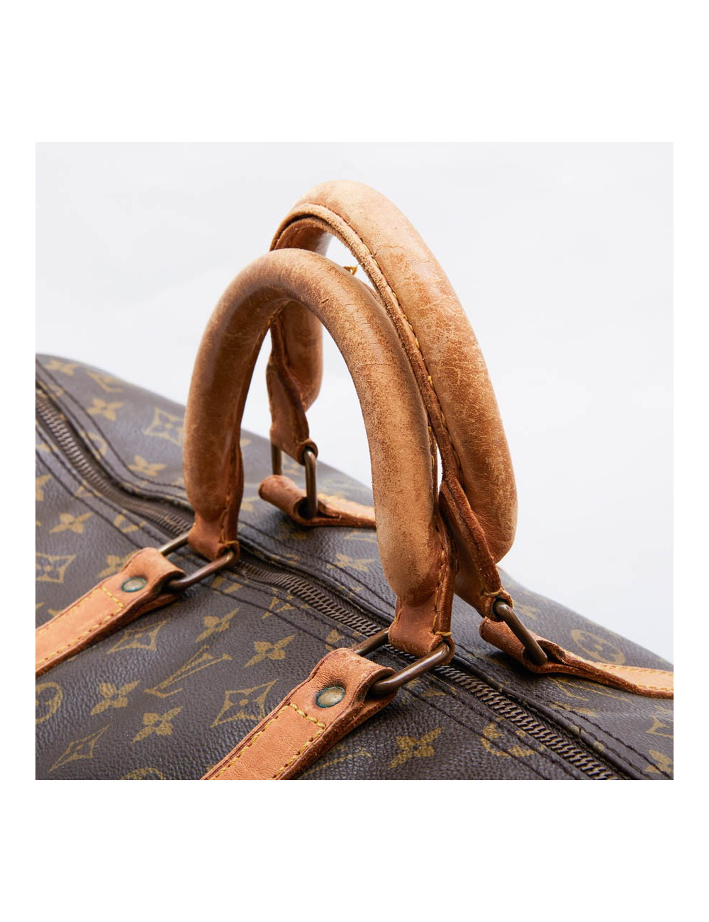 Sac Keepall 55 LOUIS VUITTON toile monogram marron