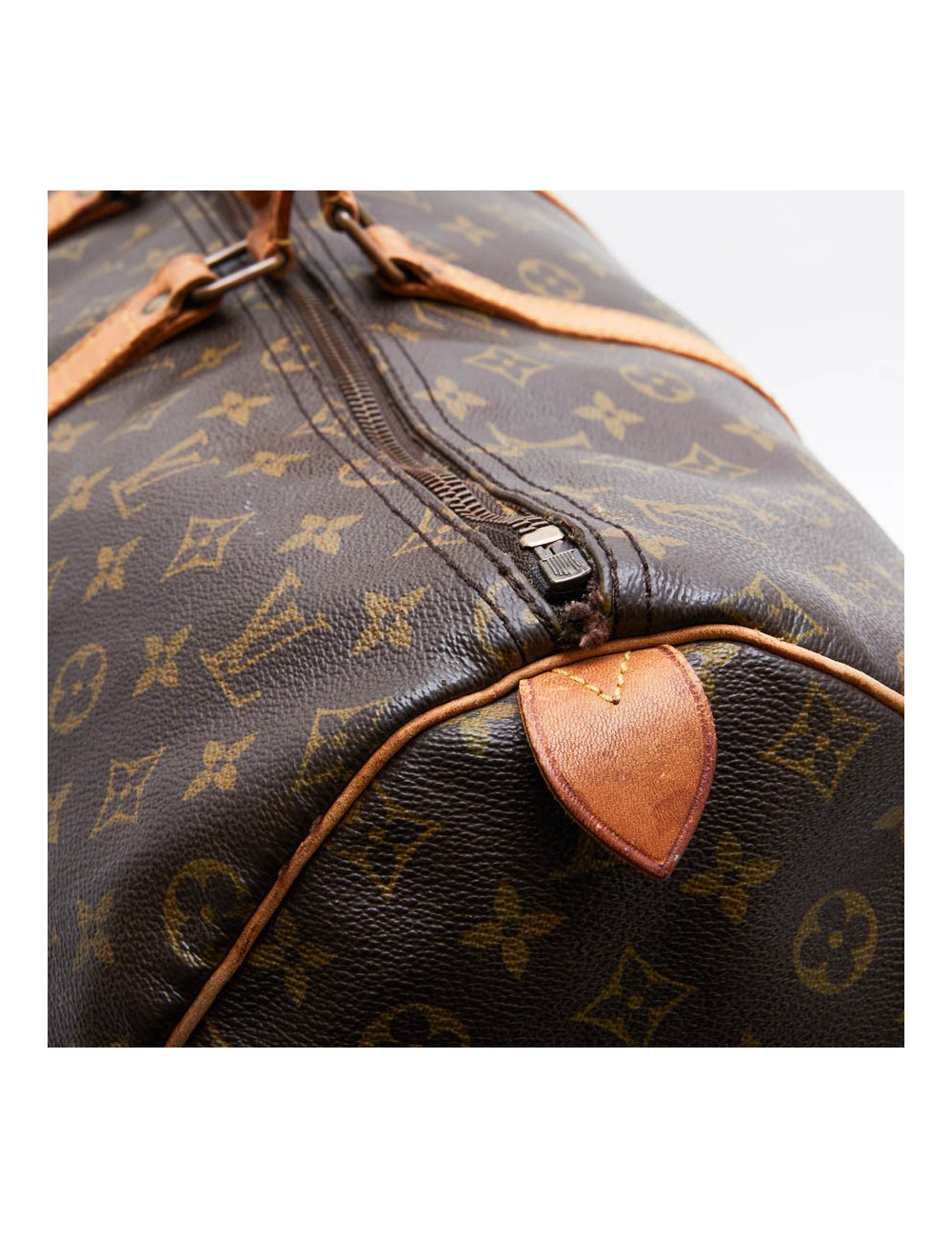 Sac Keepall 55 LOUIS VUITTON toile monogram marron
