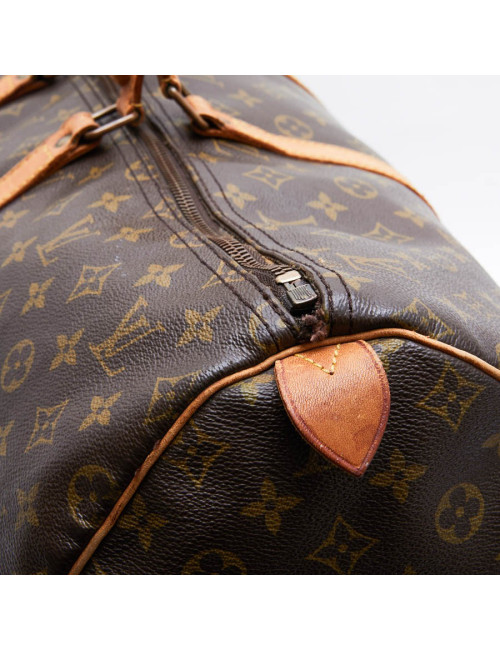 Sac Keepall 55 LOUIS VUITTON toile monogram marron