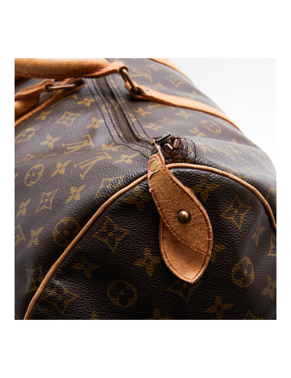 Sac Keepall 55 LOUIS VUITTON toile monogram marron