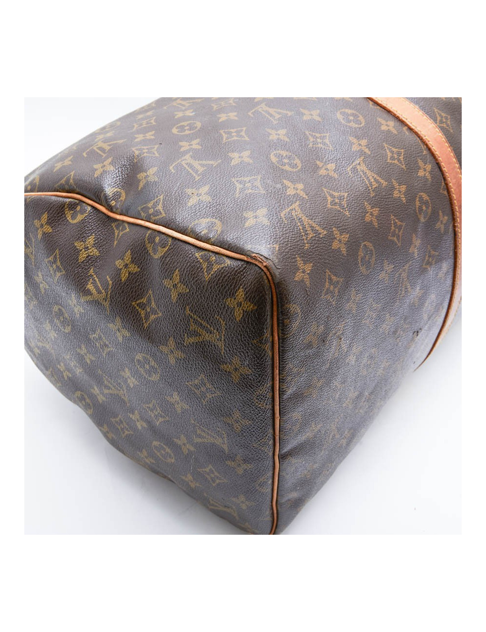 Sac Keepall 55 LOUIS VUITTON toile monogram marron