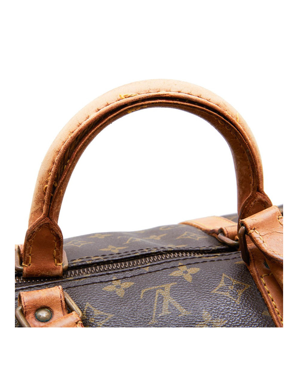 Sac Keepall 55 LOUIS VUITTON toile monogram marron