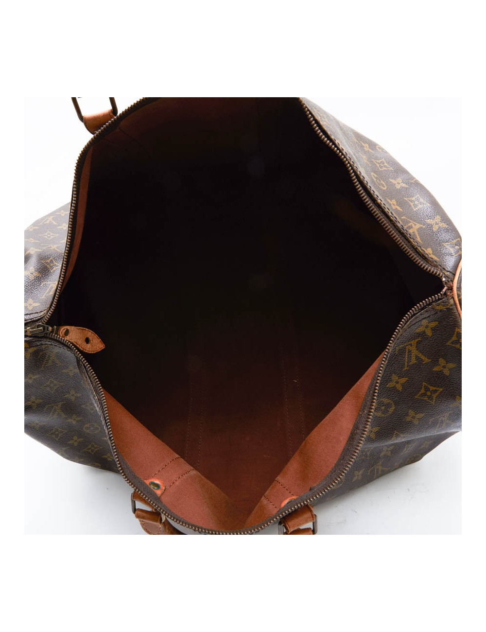 LOUIS VUITTON Keepall 55 bag in brown monogram canvas