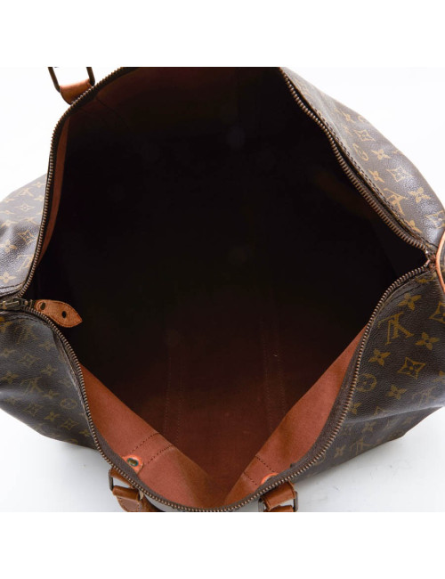 LOUIS VUITTON Keepall 55 bag in brown monogram canvas