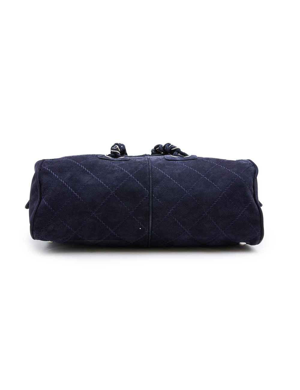 Sac CHANEL veau velours bleu marine
