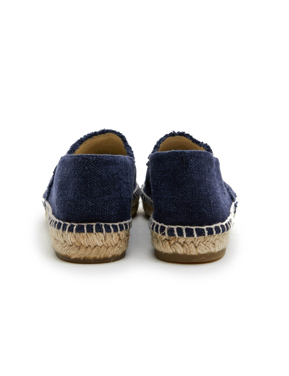 Espadrilles CHANEL bicolore bleu et noir