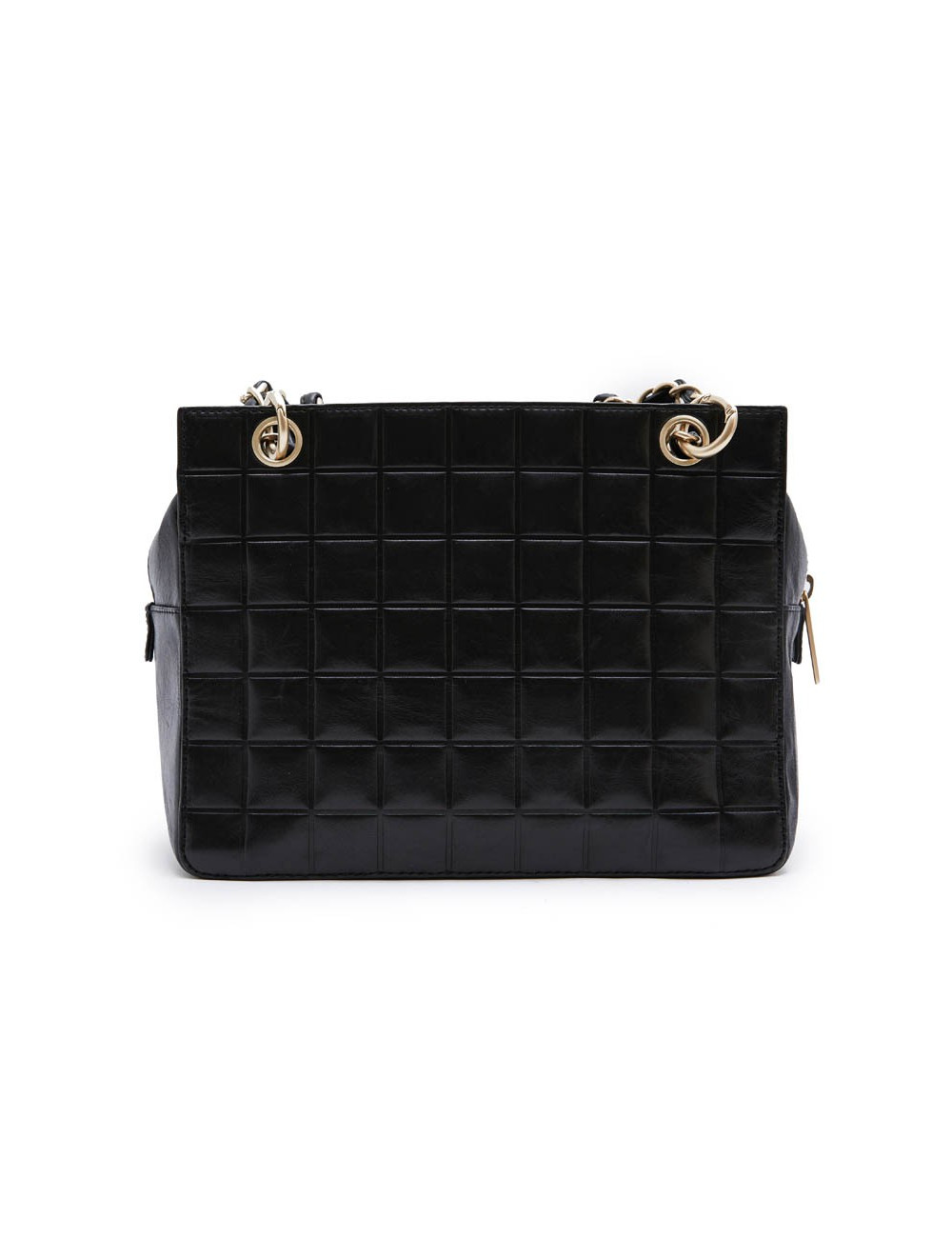 Sac cabas CHANEL cuir matelassé noir