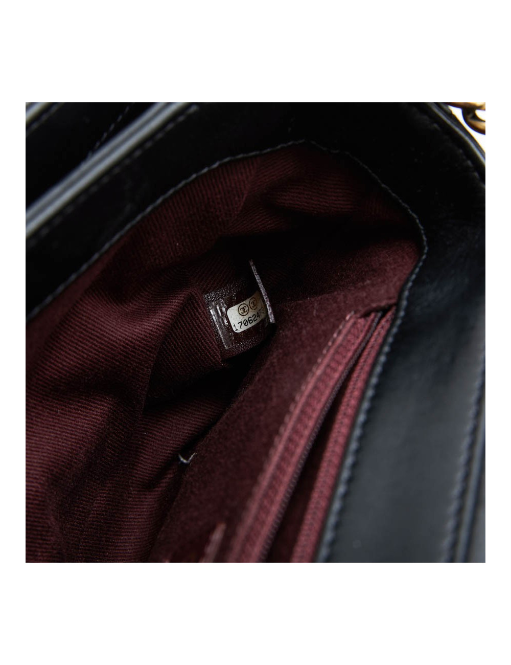 Sac "Pondicherry" CHANEL cuir matelassé noir