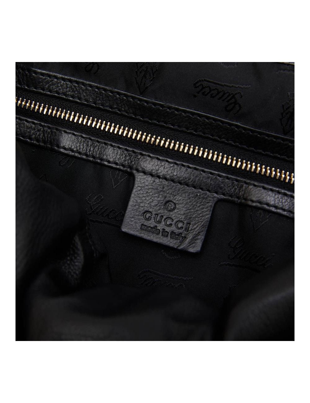 Sac GUCCI python écailles noir et blanc