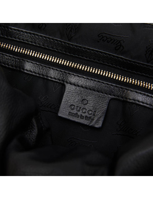 Sac GUCCI python argent et noir