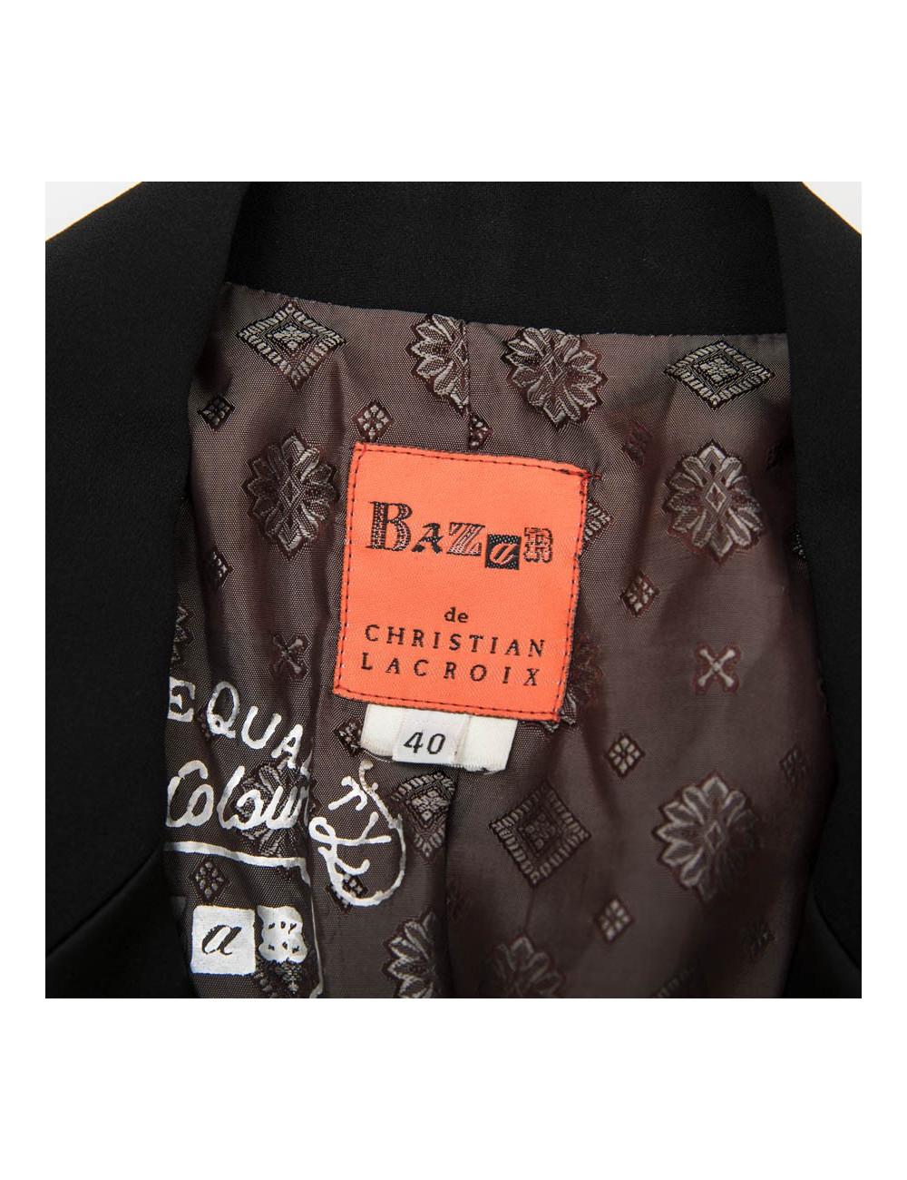 Smoking christian lacroix bazar 