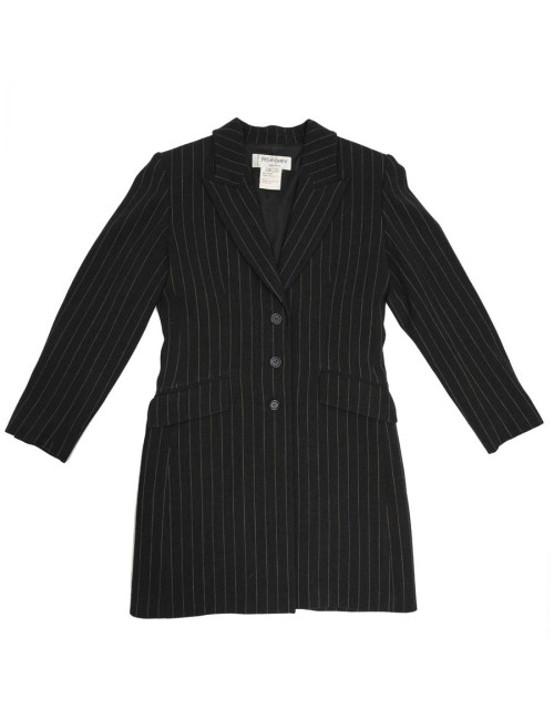 Vlongue t36 YSL  SAINT LAURENT rayée gris foncé