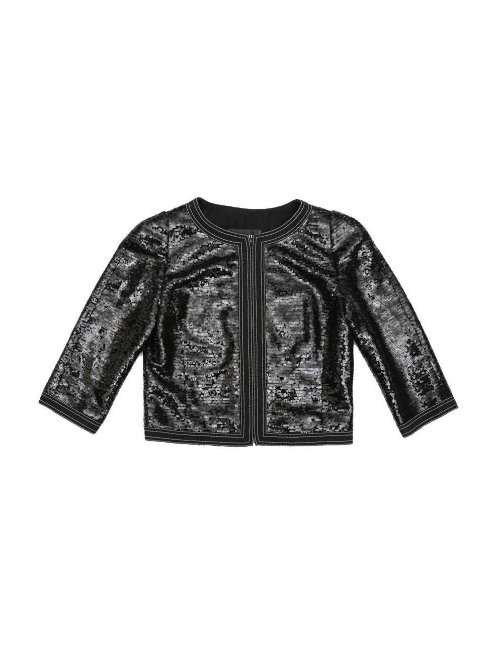 VESTE CHANEL NOIRE EN STRASS