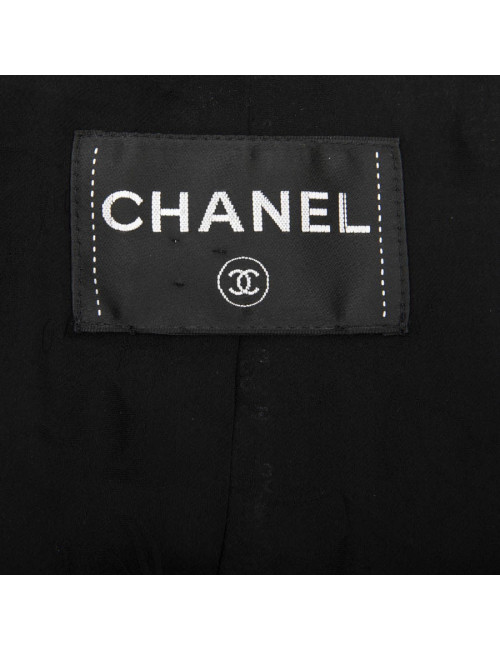 CHANEL short jacket size 34FR in black sequins