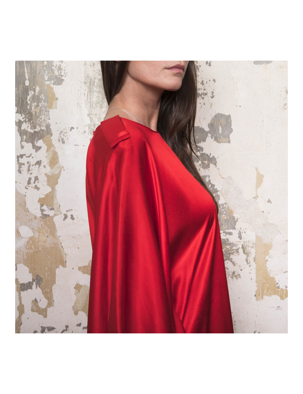 GIVENCHY Blouse 38FR in red silk