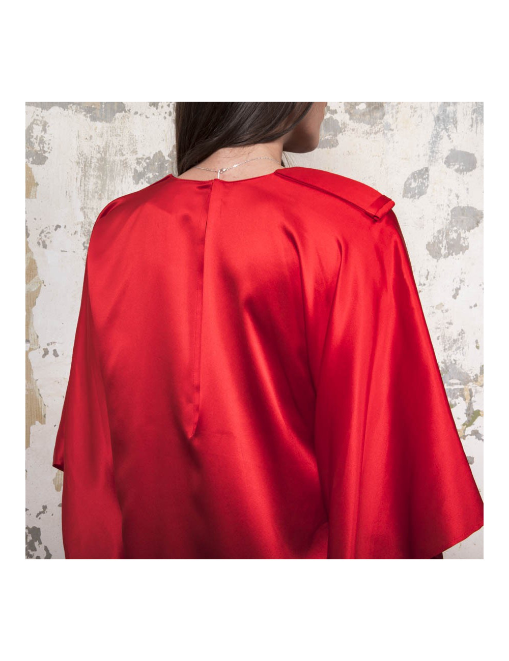 GIVENCHY Blouse 38FR in red silk