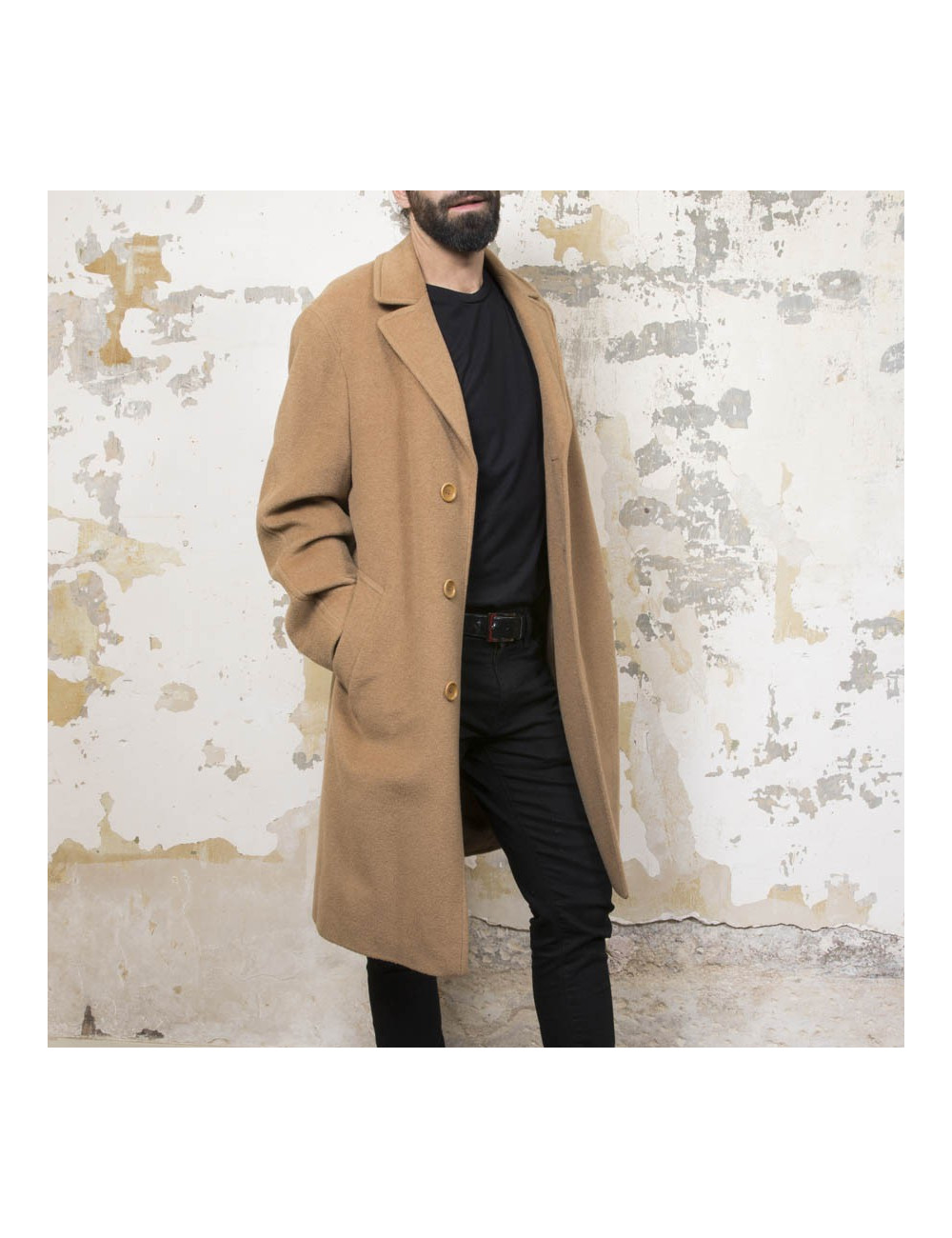Manteau KENZO  camel T 50 Homme